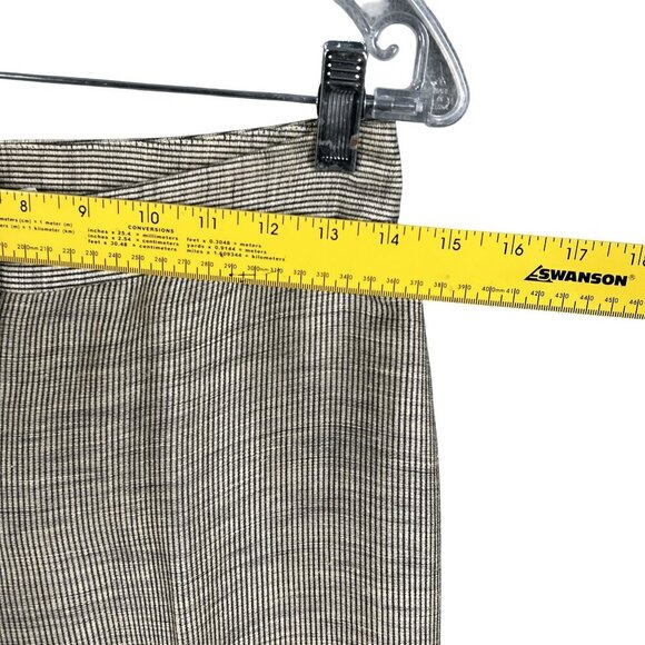 Rena Rowan Womens 4 Linen Blend Pinstripe 2-Piece Pant Suit Set Career Wear - Picture 8 of 16